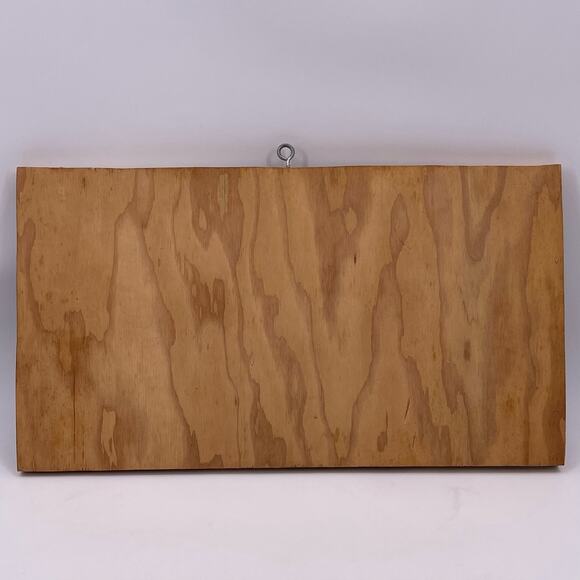 Embossed LAST SUPPER on Copper Tin 20x11 inches Mounted Nailed on Wood Vintage - Picture 2 of 15